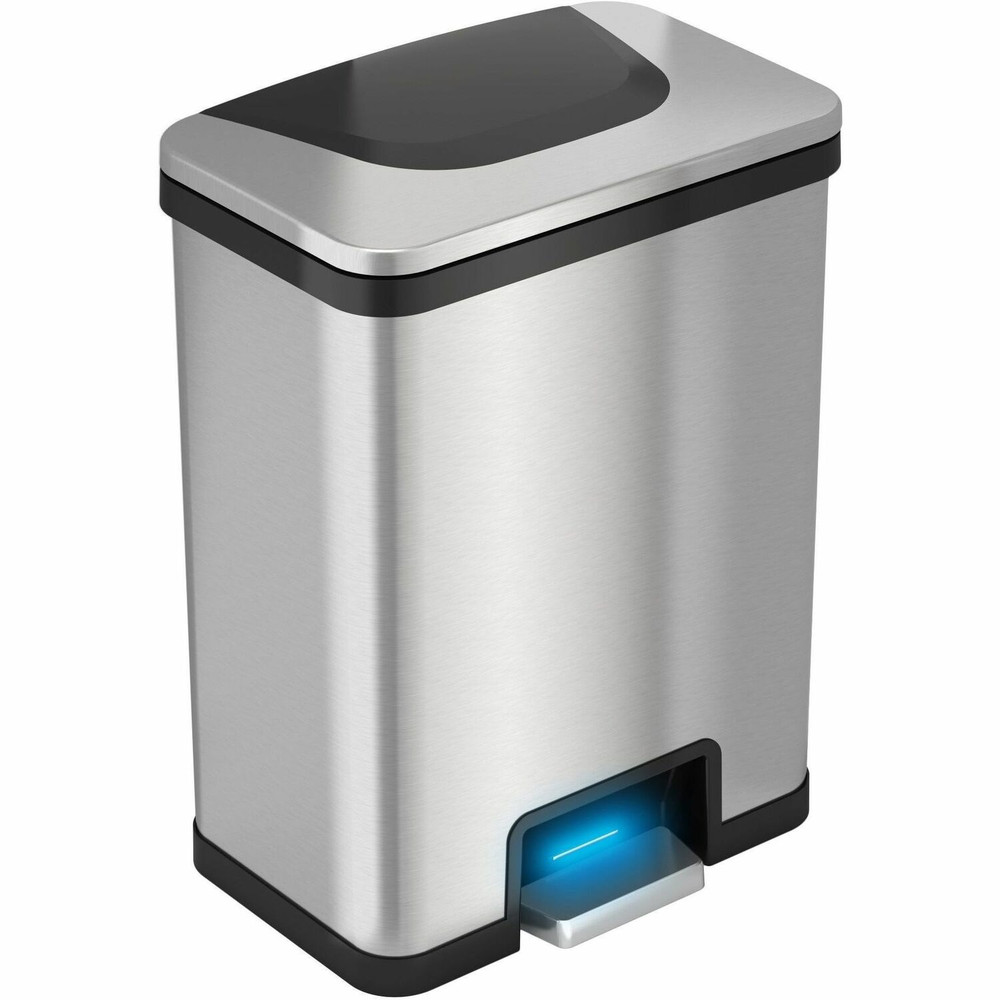 HLS Commercial HLS13SB HLS Commercial 13-Gallon Pedal-Sensor Trash Can
