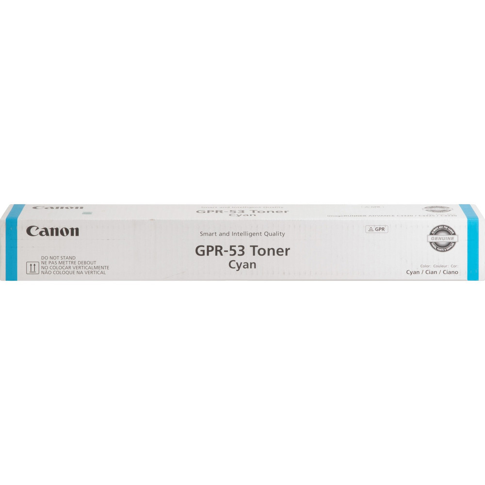 Canon, Inc Canon GPR53C Canon GPR-53 Original Laser Toner Cartridge - Cyan - 1 Each