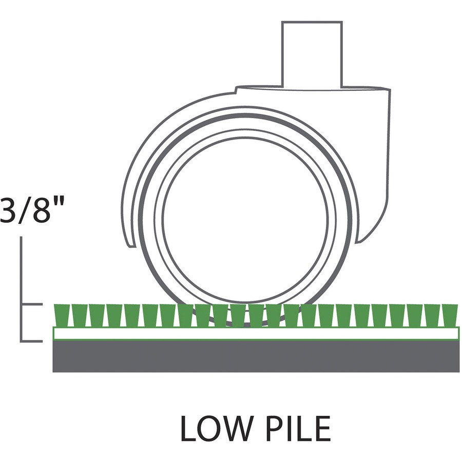 ES ROBBINS Corporation ES ROBBINS 141052 ES ROBBINS Natural Origins Rectangular Chair Mat