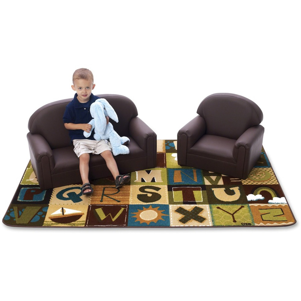 Carpets for Kids 11726 Carpets for Kids Toddler Alpha Blocks Nature Rug