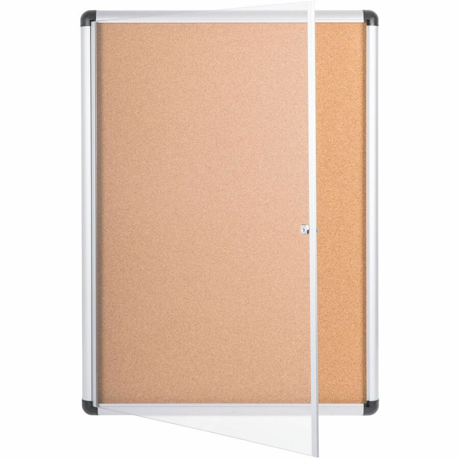 Bi-silque S.A MasterVision VT630101690 MasterVision Magnetic Ultra Slim Enclosed Board