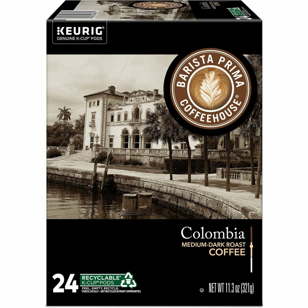 Keurig Dr Pepper Inc. Dr Pepper Snapple T6613 Barista Prima Coffeehouse&reg; K-Cup Colombia Coffee