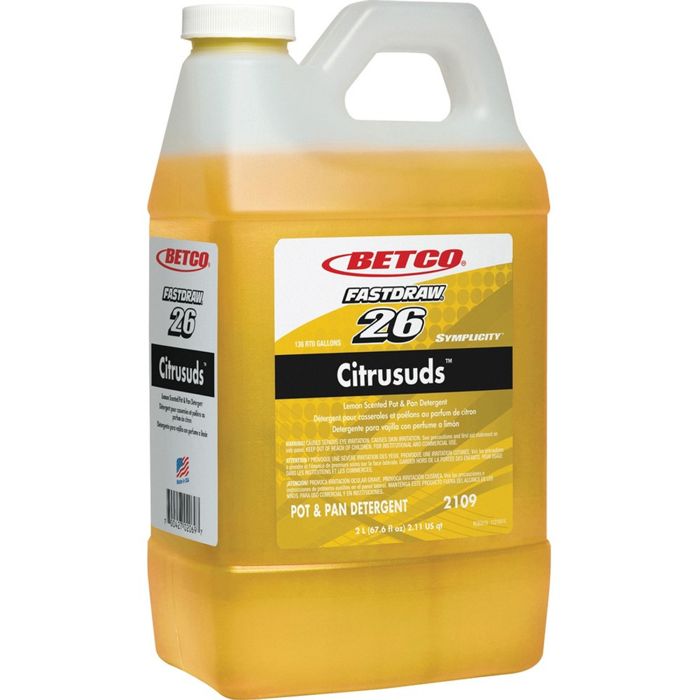 Betco Corporation Betco 21094700CT Betco Symplicity Citrusuds Pot/Pan Detergent - FASTDRAW 26