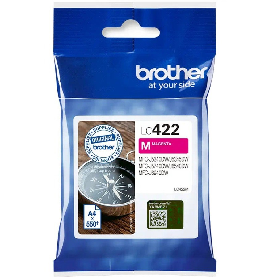 Brother Industries, Ltd Brother LC4022PKS Brother Original High/Standard Yield Inkjet Ink Cartridge - Black - 2 Pack