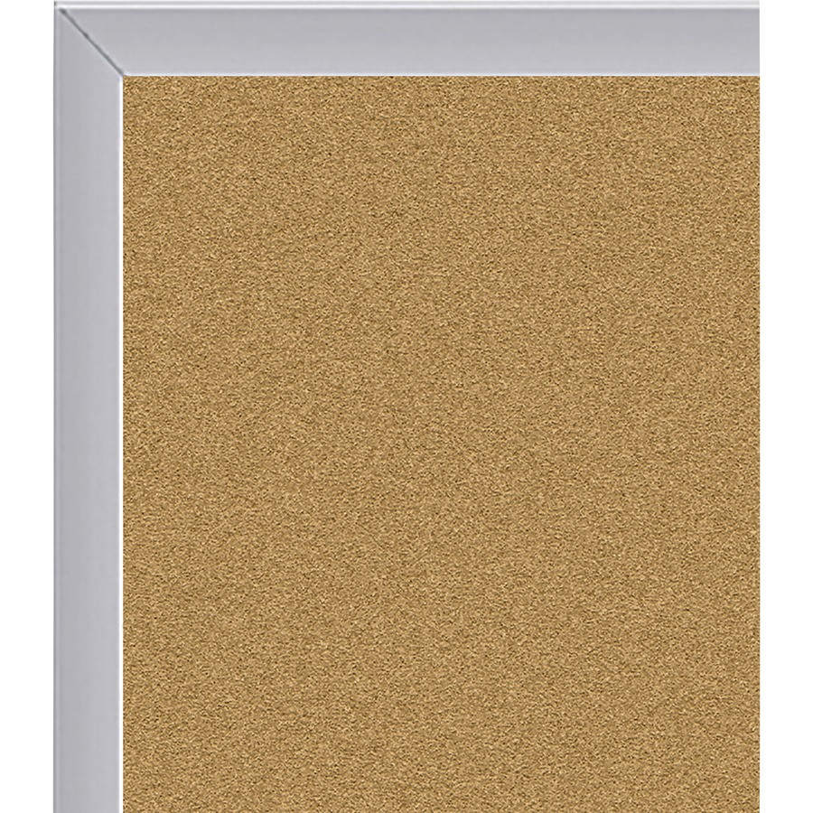 Ghent Manufacturing, Inc Ghent 1323-1 Ghent Natural Cork Bulletin Board with Aluminum Frame