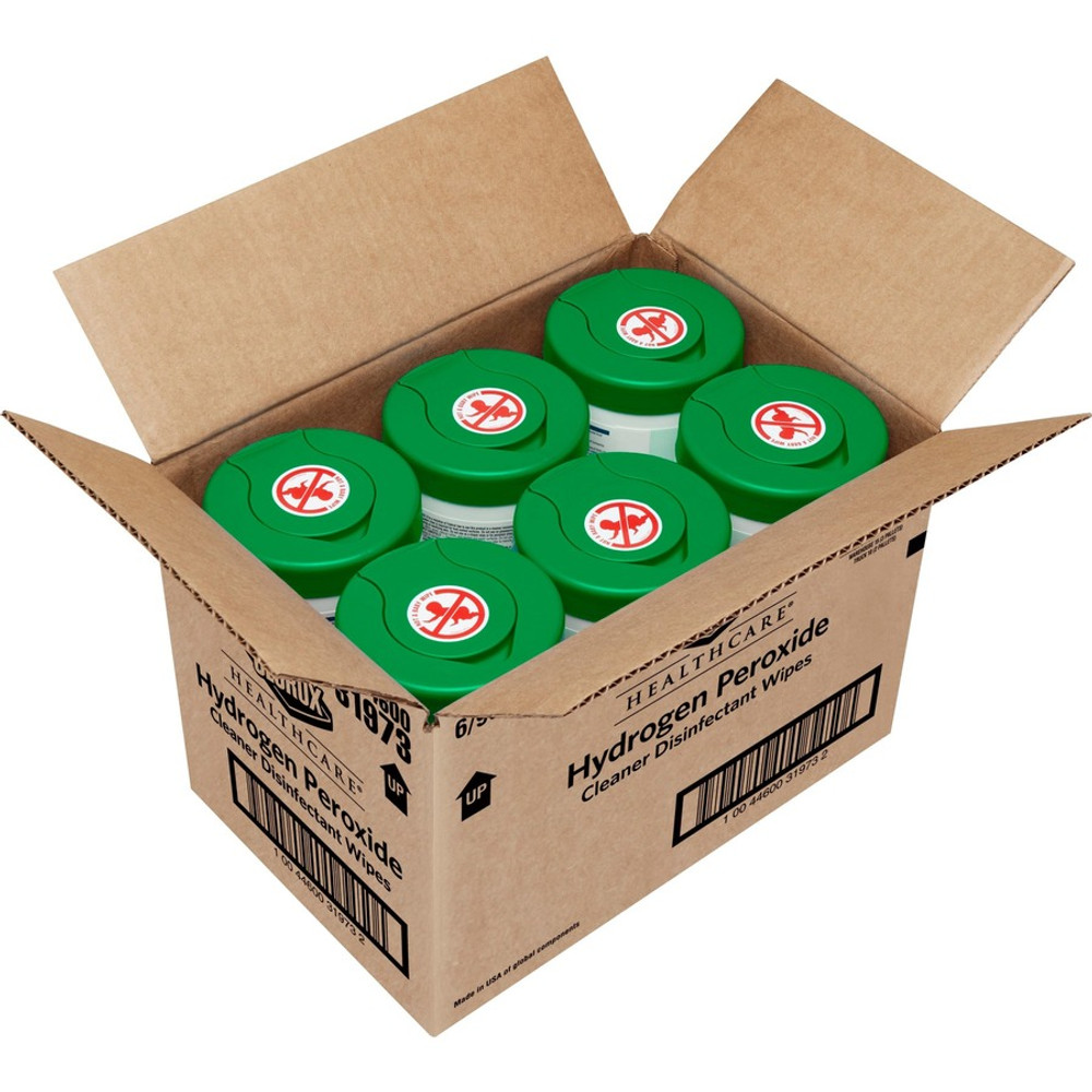 The Clorox Company Clorox Healthcare 30824CT Clorox Healthcare Hydrogen Peroxide Cleaner Disinfectant Wipes The Clorox Company Clorox Healthcare 30824CT Clorox Healthcare Hydrogen Peroxide Cleaner Disinfectant Wipes