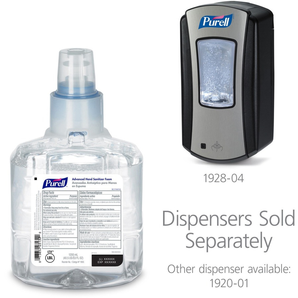 Gojo Industries, Inc PURELL® 190502CT PURELL® Hand Sanitizer Foam Refill Gojo Industries, Inc PURELL® 190502CT PURELL® Hand Sanitizer Foam Refill