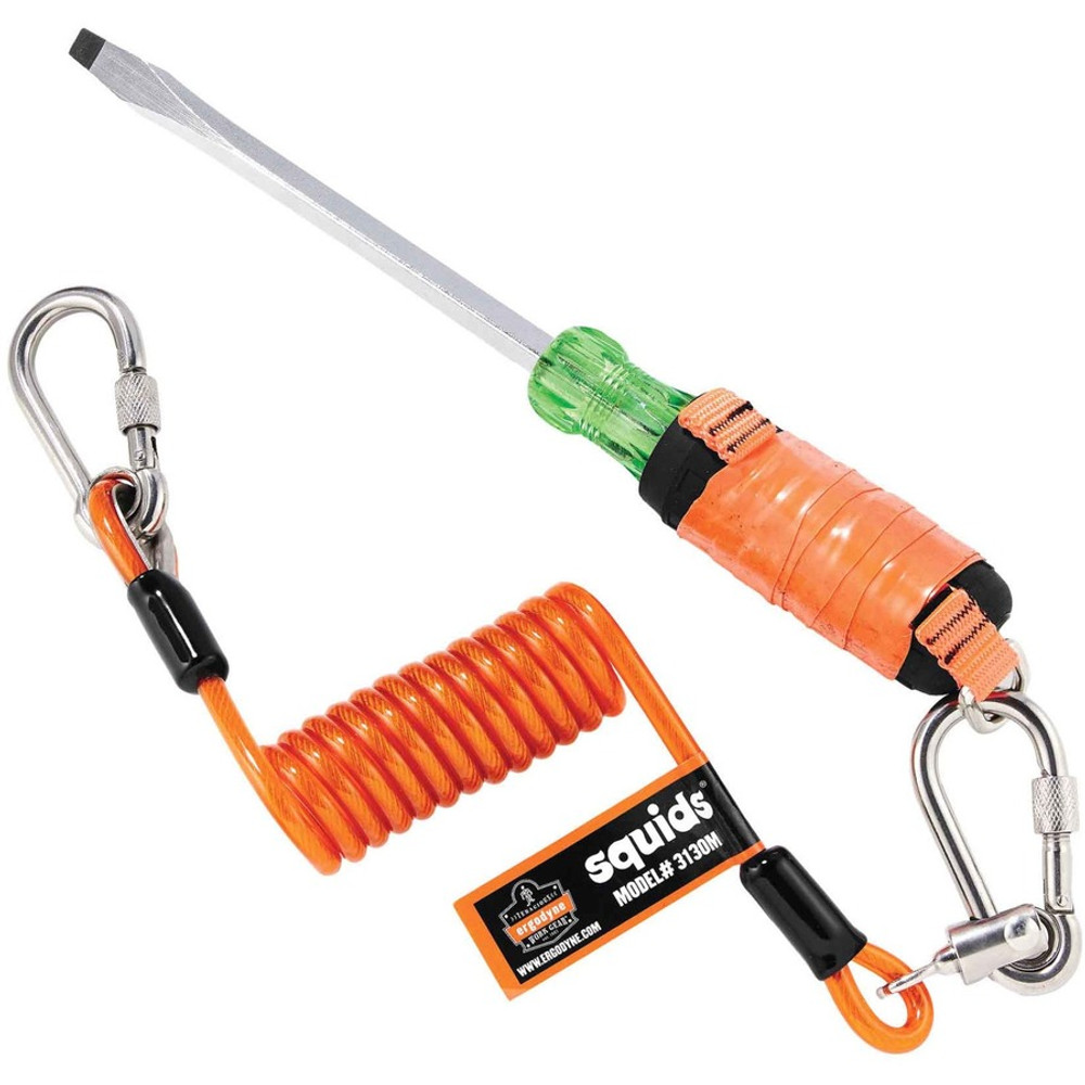 Tenacious Holdings, Inc Squids 19131 Squids 3130M Coiled Cable Lanyard - 5lb Tenacious Holdings, Inc Squids 19131 Squids 3130M Coiled Cable Lanyard - 5lb