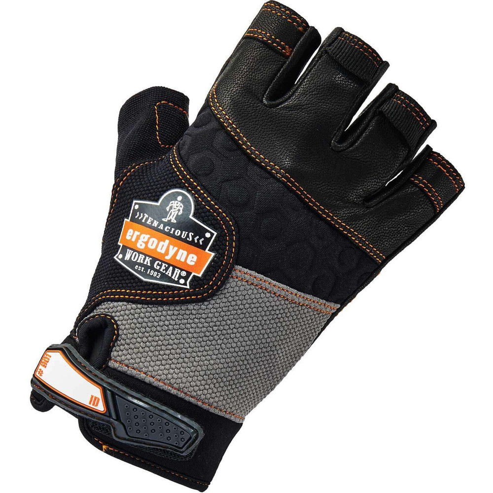 Tenacious Holdings, Inc Ergodyne 17783 Ergodyne ProFlex 901 Half-Finger Leather Impact Gloves