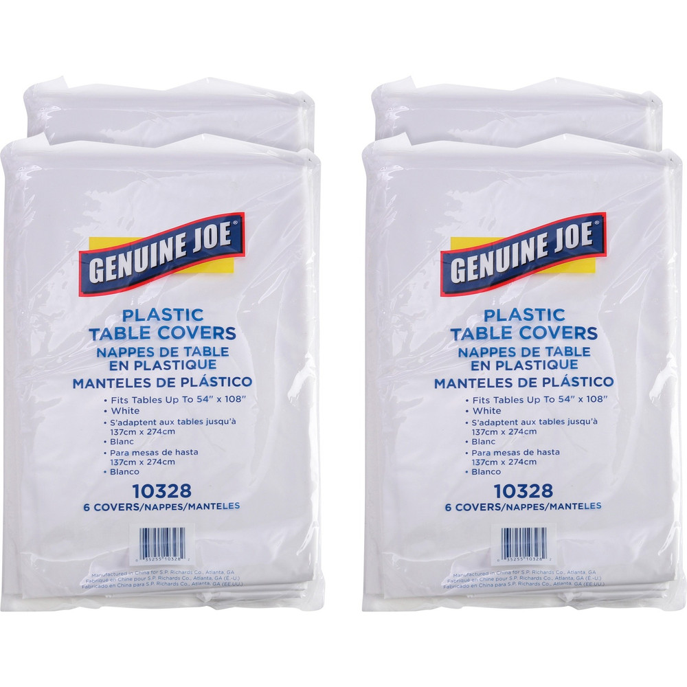 Genuine Joe 10328CT Genuine Joe Plastic Rectangular Table Covers