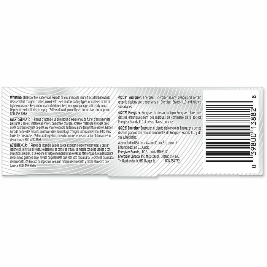 Energizer Holdings, Inc Energizer ELN12312 Energizer Industrial 123 Lithium Batteries, 123 Energizer Industrial Lithium Batteries, 12 Pack
