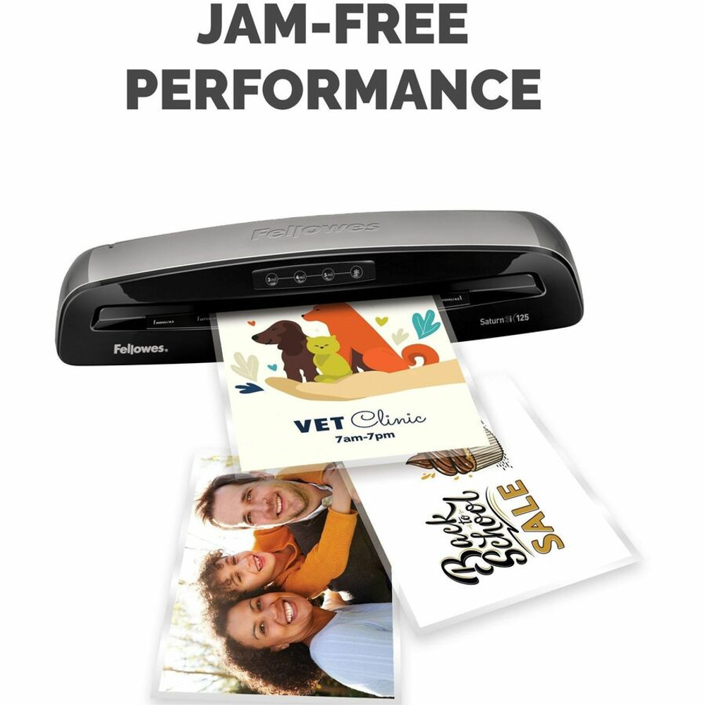 Fellowes, Inc. Fellowes 5244101 Fellowes ImageLast Jam-Free Thermal Laminating Pouches Fellowes, Inc. Fellowes 5244101 Fellowes ImageLast Jam-Free Thermal Laminating Pouches