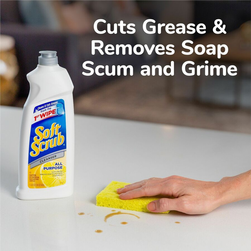 The Dial Corporation Soft Scrub 07224 Soft Scrub Total Bath/Kitchen Cleanser The Dial Corporation Soft Scrub 07224 Soft Scrub Total Bath/Kitchen Cleanser