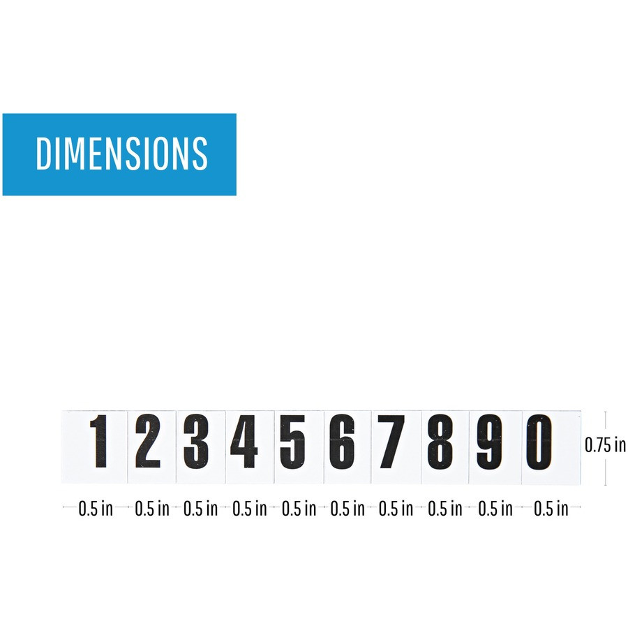 Bi-silque S.A MasterVision KT2020 MasterVision Magnetic numbers