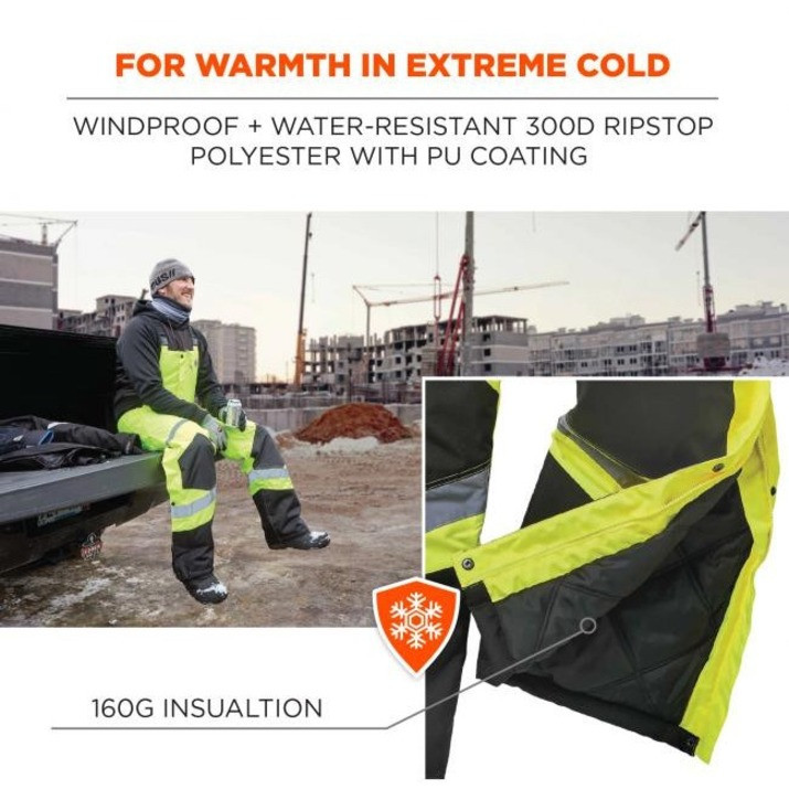 Tenacious Holdings, Inc GloWear 25526 GloWear 8928 Class E Insulated Bibs