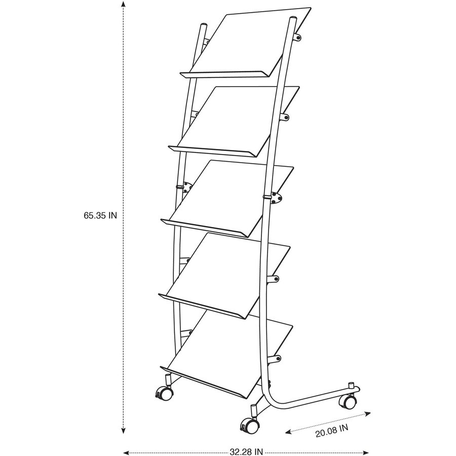 Alba, Inc Alba DD5GM Alba Large Mobile Literature Display