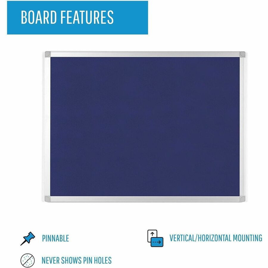 Bi-silque S.A MasterVision FA03439214 MasterVision Ayda Fabric 24"W Bulletin Board