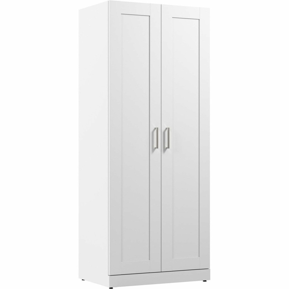 Bush Industries, Inc Bush Business Furniture HHS630WH-Z Bush Business Furniture Hampton Heights 30W Tall Storage Cabinet with Doors and Shelves