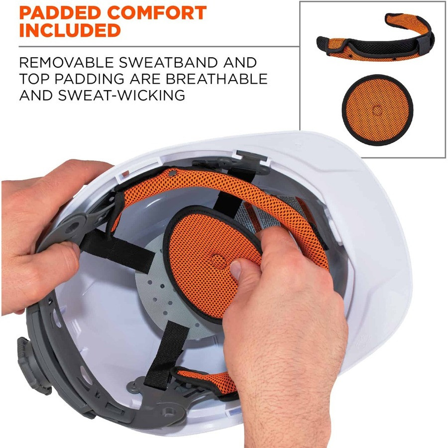 Tenacious Holdings, Inc Skullerz 60152 Skullerz 8971LED Full Brim Hard Hat