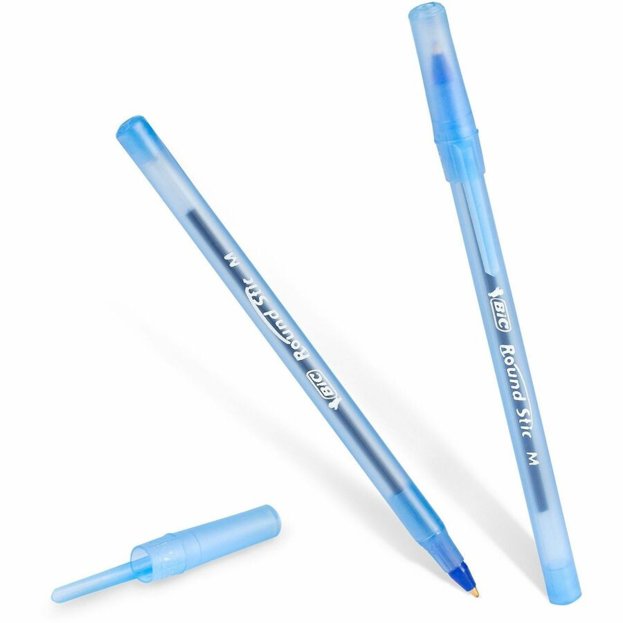 BIC GSM11BEBD BIC Round Stic Ballpoint Pens