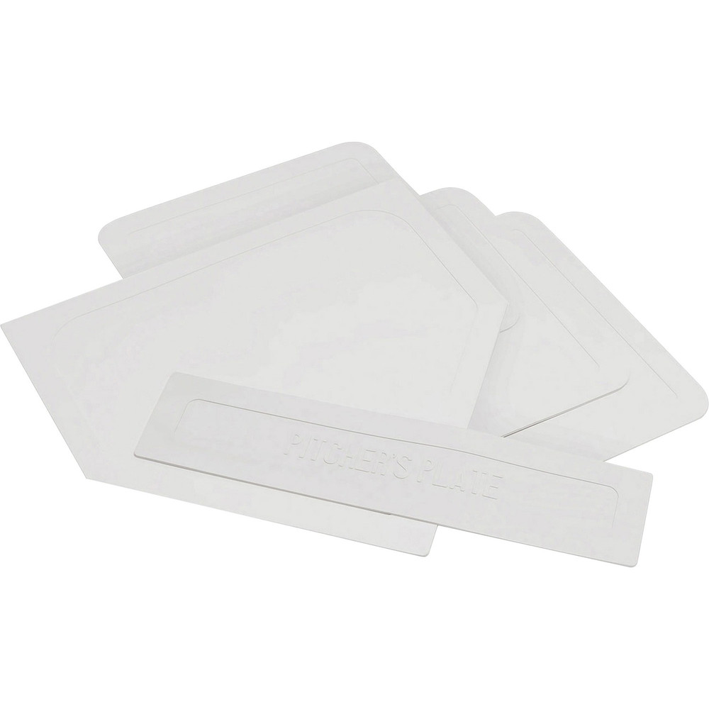 Champion Sports 97W Champion Sports Indoor/Outdoor Throwdown Base Set White