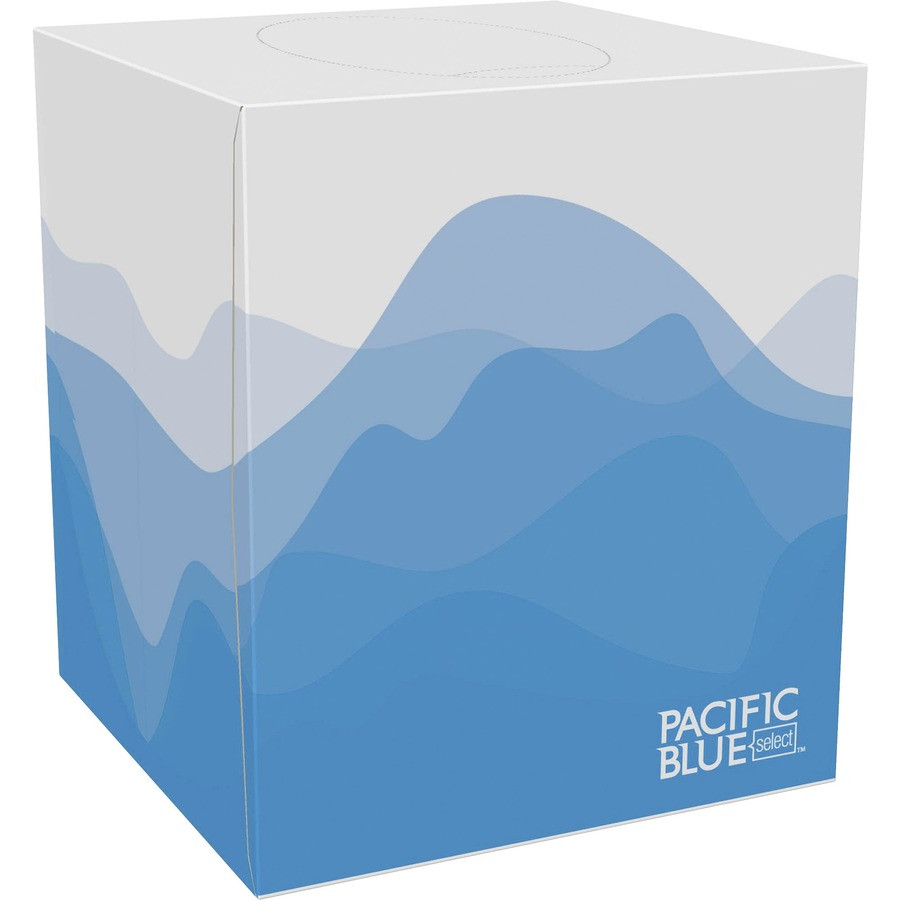 Georgia Pacific Corp. Pacific Blue Select 46200 Pacific Blue Select Facial Tissue by GP Pro - Cube Box