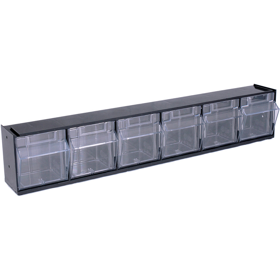 Deflecto, LLC Deflecto 20604OP Deflecto Tilt Bin Interlocking Multi-Bin Storage Organizer