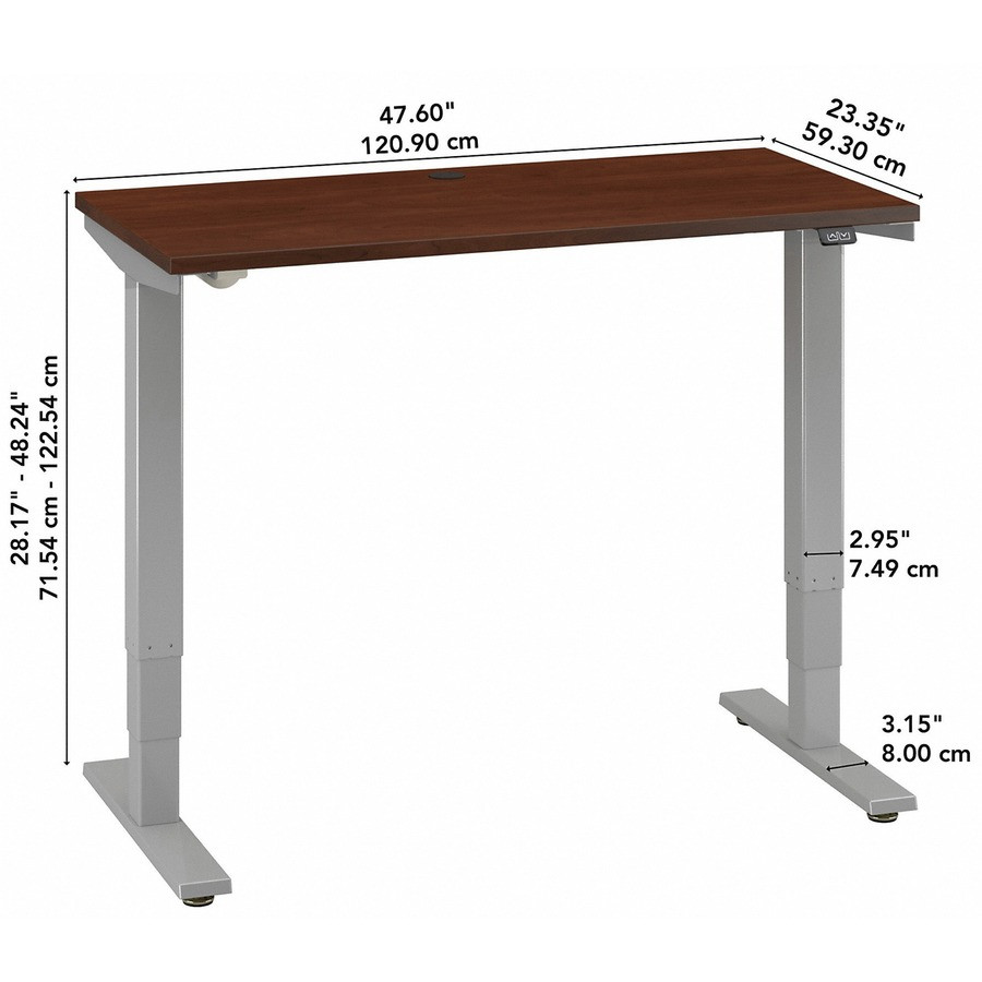 Bush Industries, Inc Bush Business Furniture M4S4824HCSK Bush Business Furniture Move 40 Series 48w X 24d Electric Height Adjustable Standing Desk