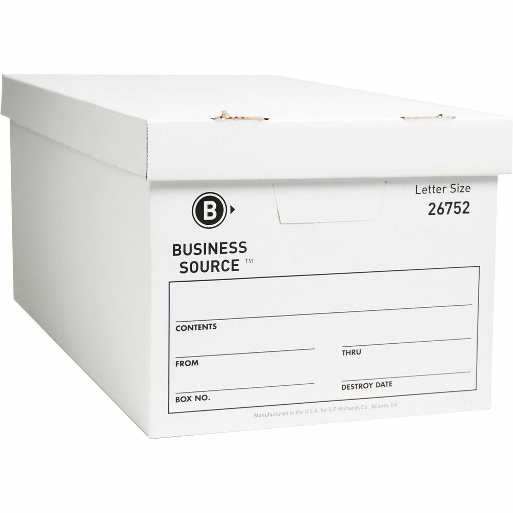 Business Source 26752 Business Source Lift-off Lid Light Duty Storage Box