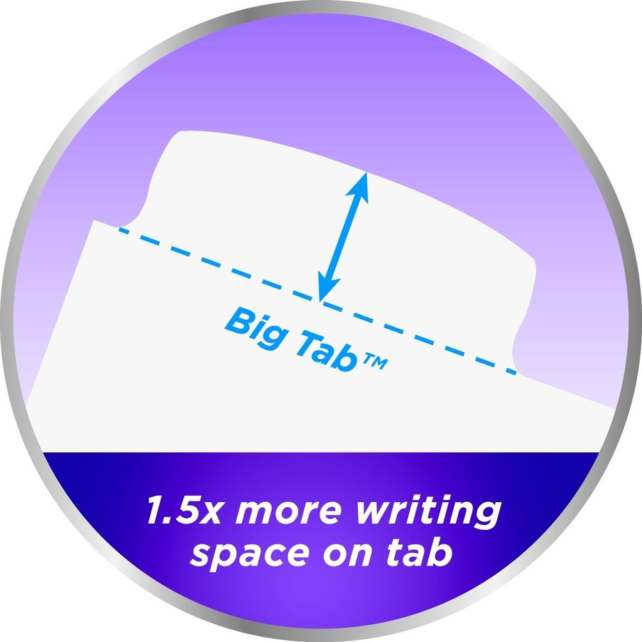 Avery Avery&reg; 16129 Avery&reg; Big Tab Write & Erase Durable Plastic Dividers