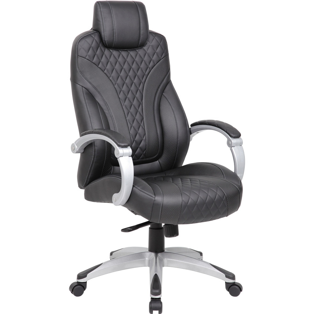 Norstar Office Products Inc Boss B8871-BK Boss Hinged Arm Executive Chair