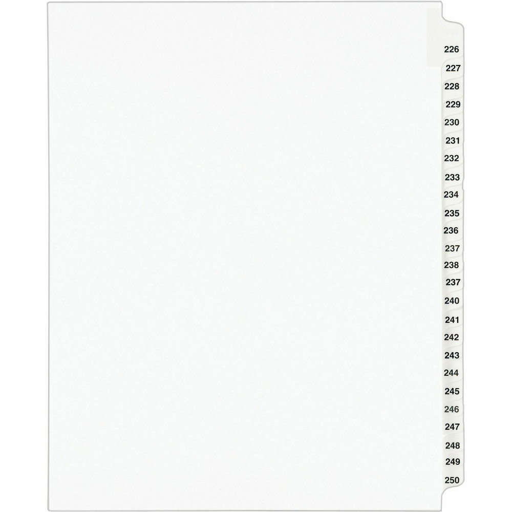 Avery Avery&reg; LG226250LTS Avery&reg; Standard Collated Legal Exhibit Divider Sets - Avery Style