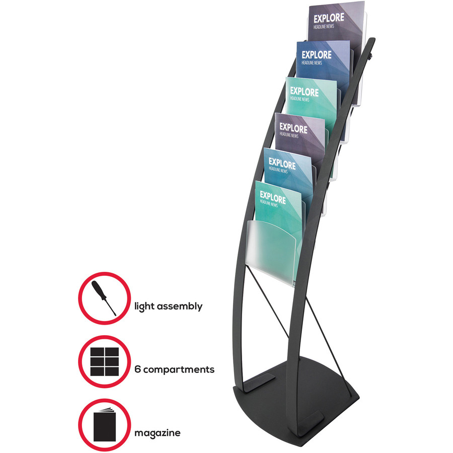 Deflecto, LLC Deflecto 693104 Deflecto Contemporary Floor Display