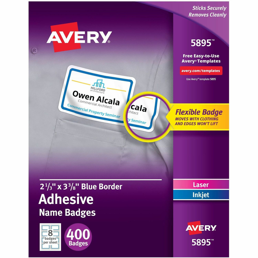 Avery Avery&reg; 5895 Avery&reg; Adhesive Name Badges
