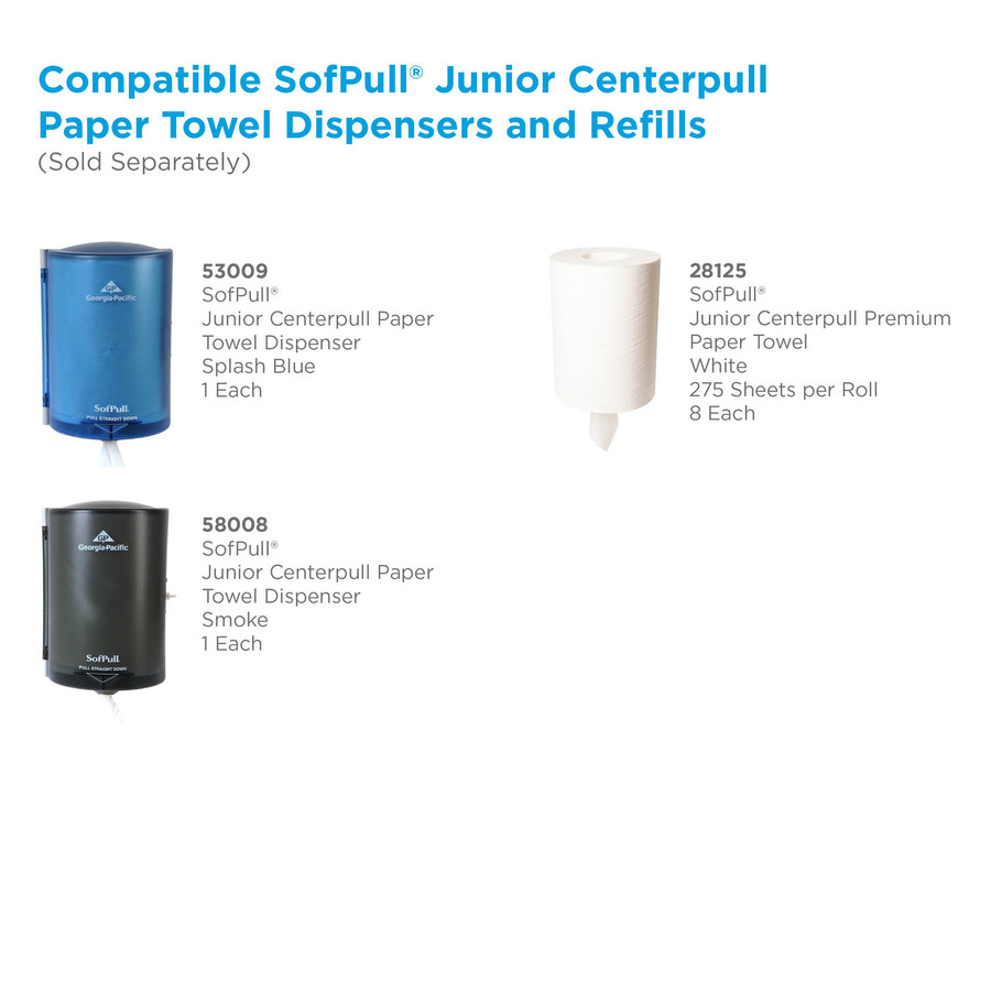 Georgia Pacific Corp. SofPull 28125 SofPull Centerpull Junior Capacity Paper Towels