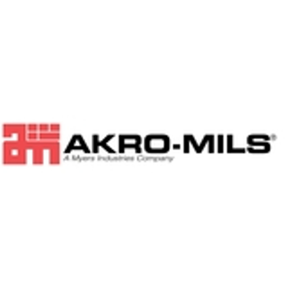 Akro-Mils / Myers Industries, Inc Akro-Mils 39170GREY Akro-Mils Attached Lid Storage Container