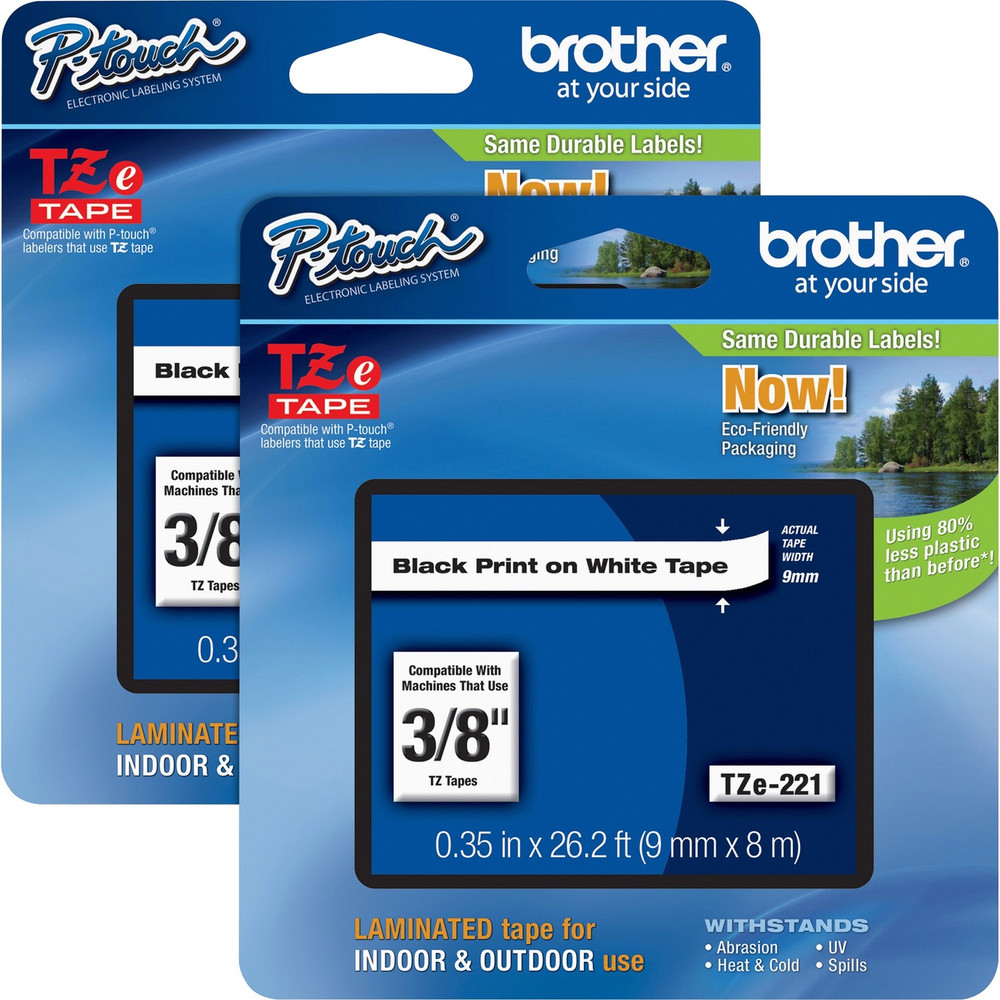Brother Industries, Ltd Brother TZE221BD Brother P-touch TZe Laminated Tape Cartridges