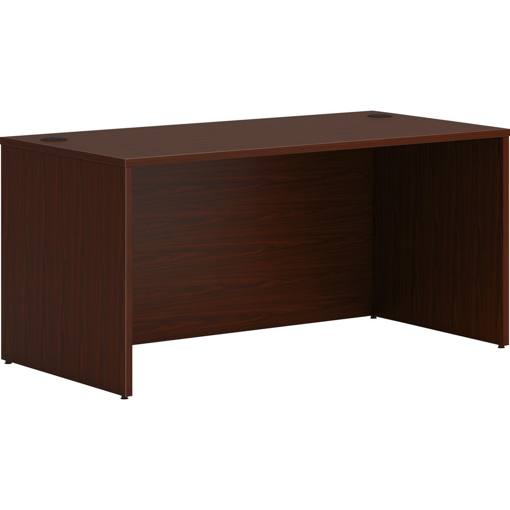 The HON Company HON HONLDS6030LT1 HON Mod Desk Shell | 60"W | Traditional Mahogany Finish