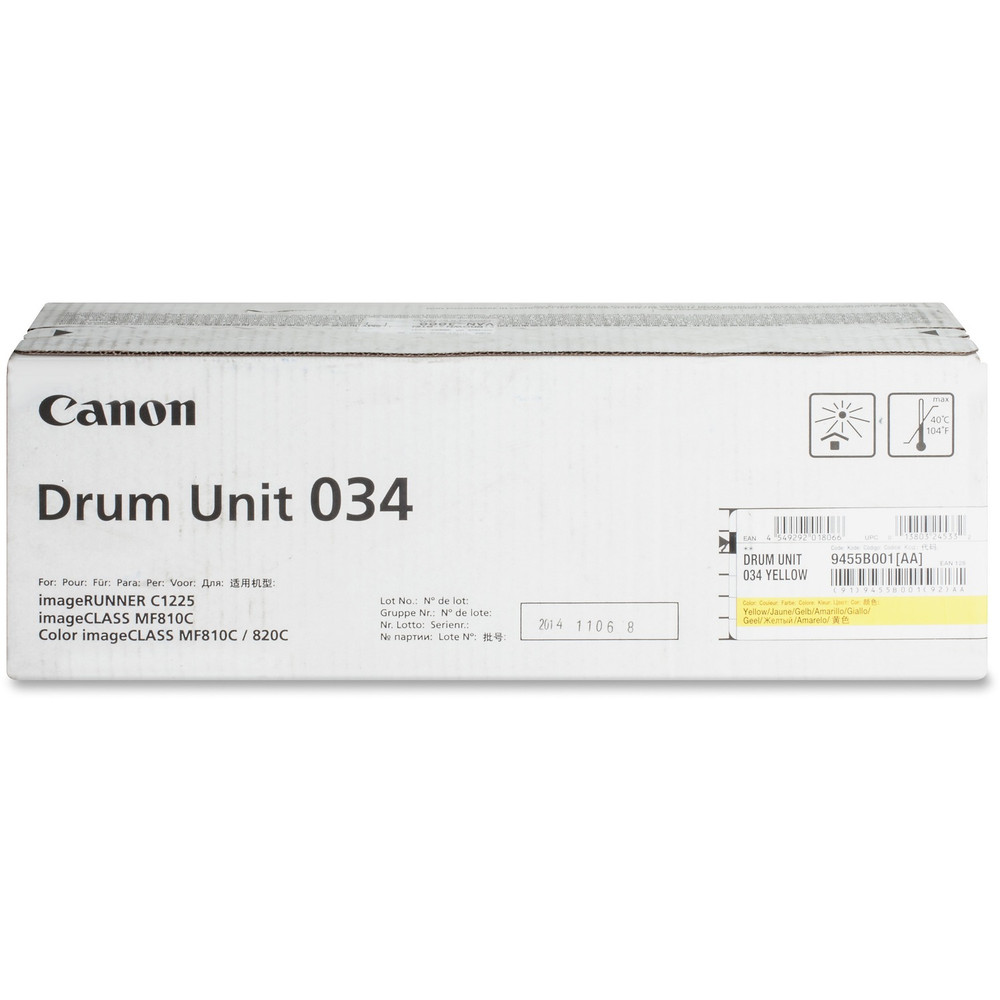Canon, Inc Canon DRUM034Y Canon DRUM034 Drum Unit
