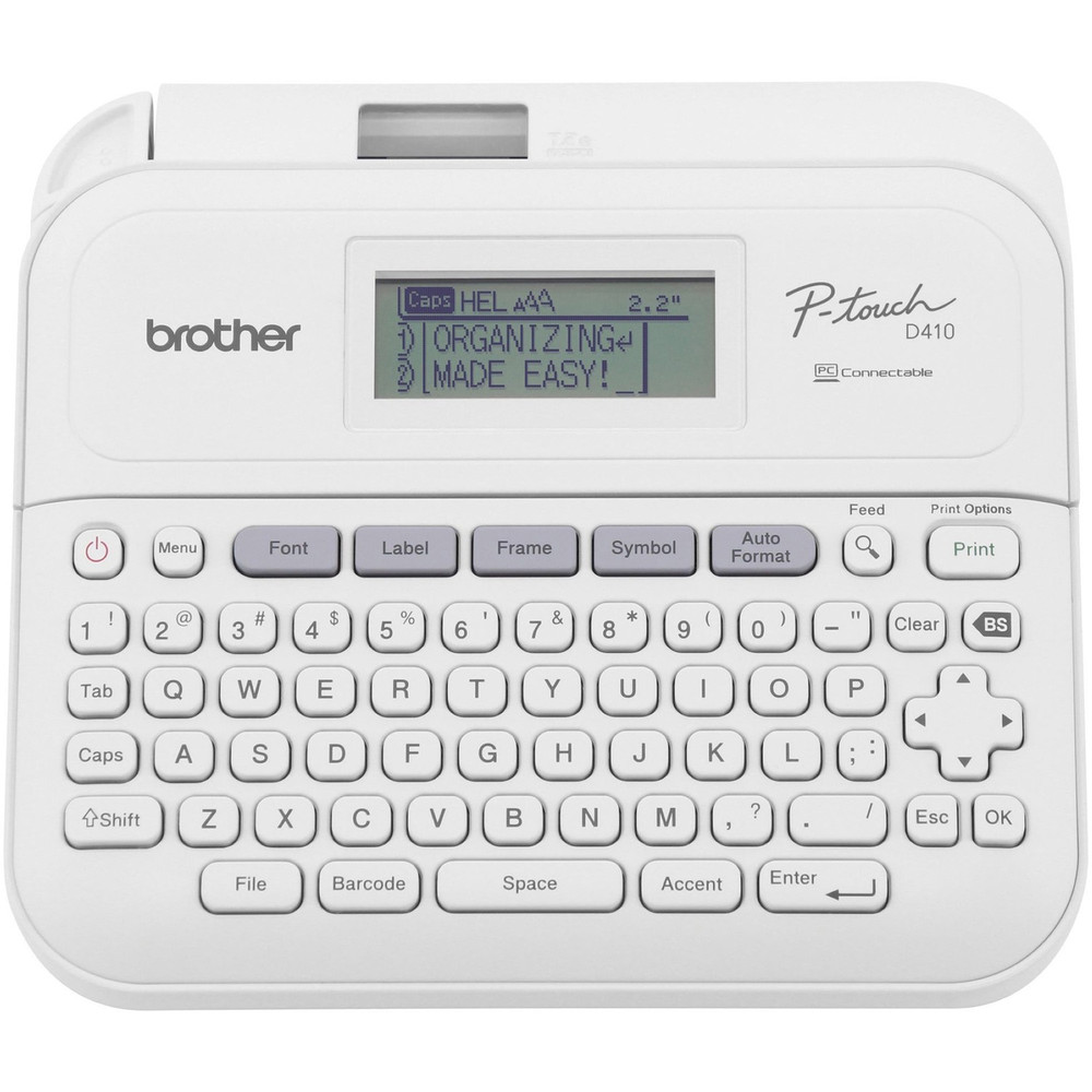 Brother Industries, Ltd Brother PTD410VP Brother P-touch Home / Office Advanced Connected Label Maker with Case PTD410VP