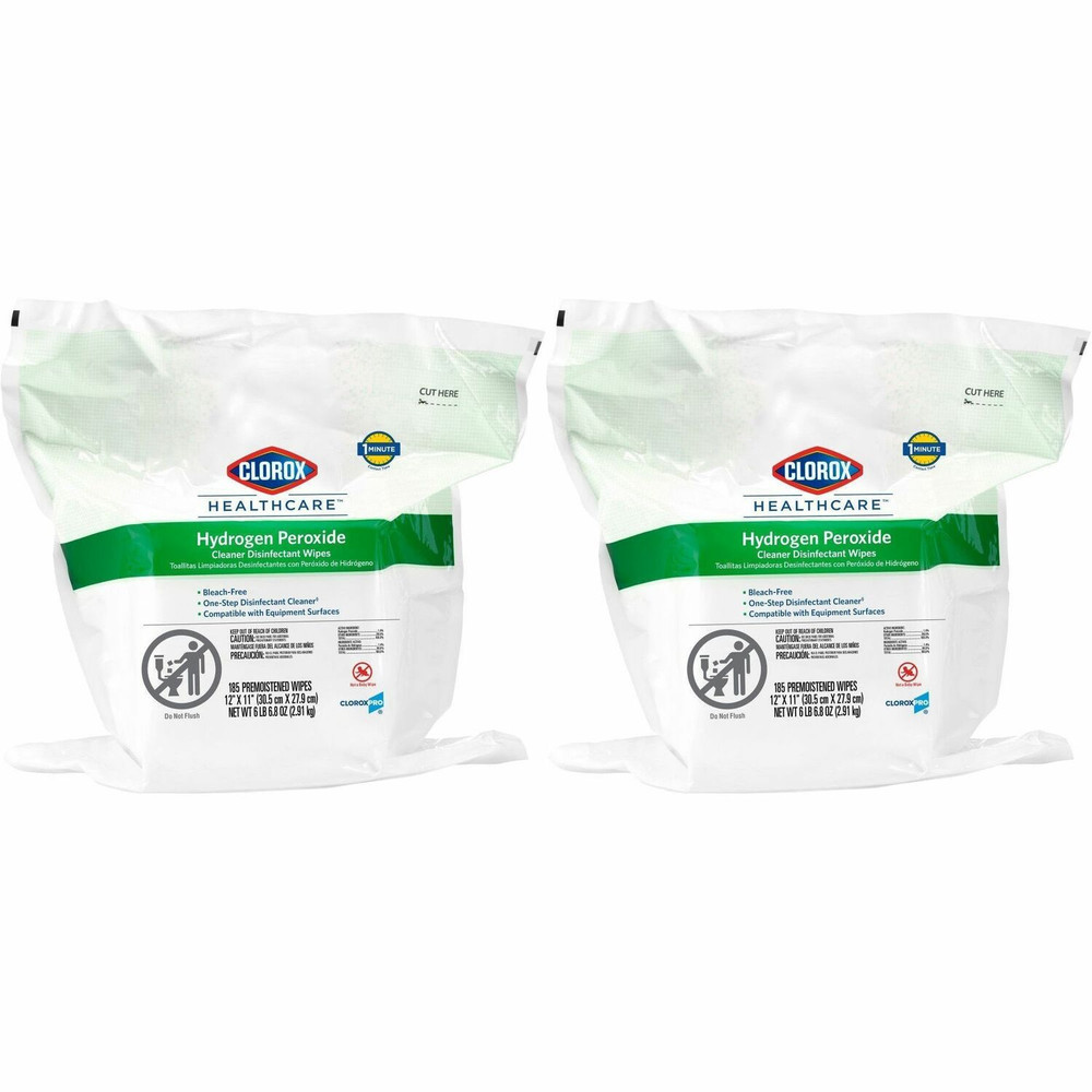 The Clorox Company Clorox Healthcare 30827CT Clorox Healthcare Hydrogen Peroxide Cleaner Disinfectant Wipes