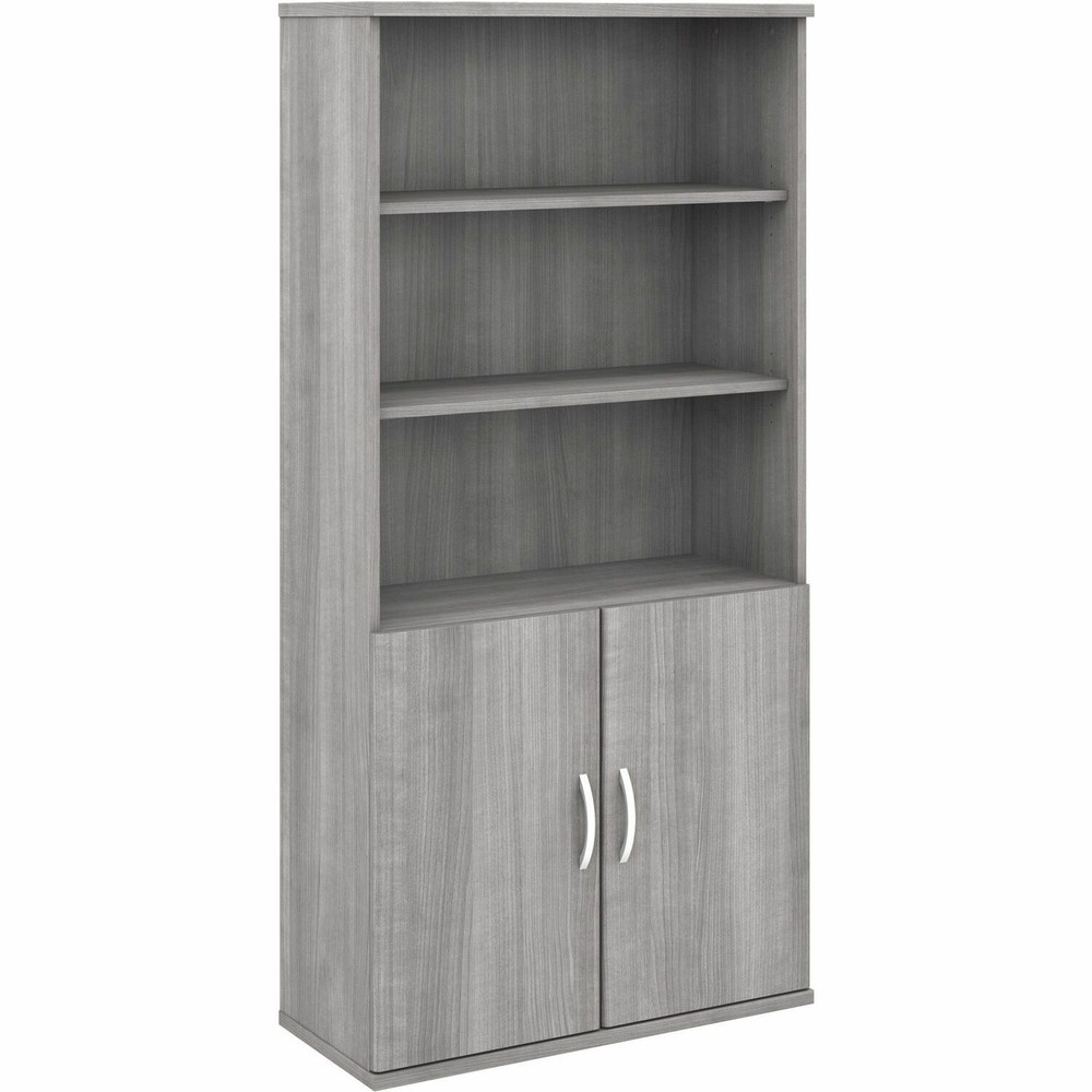 Bush Industries, Inc Bush Business Furniture STC015PG Bush Business Furniture Studio C 5 Shelf Bookcase with Doors