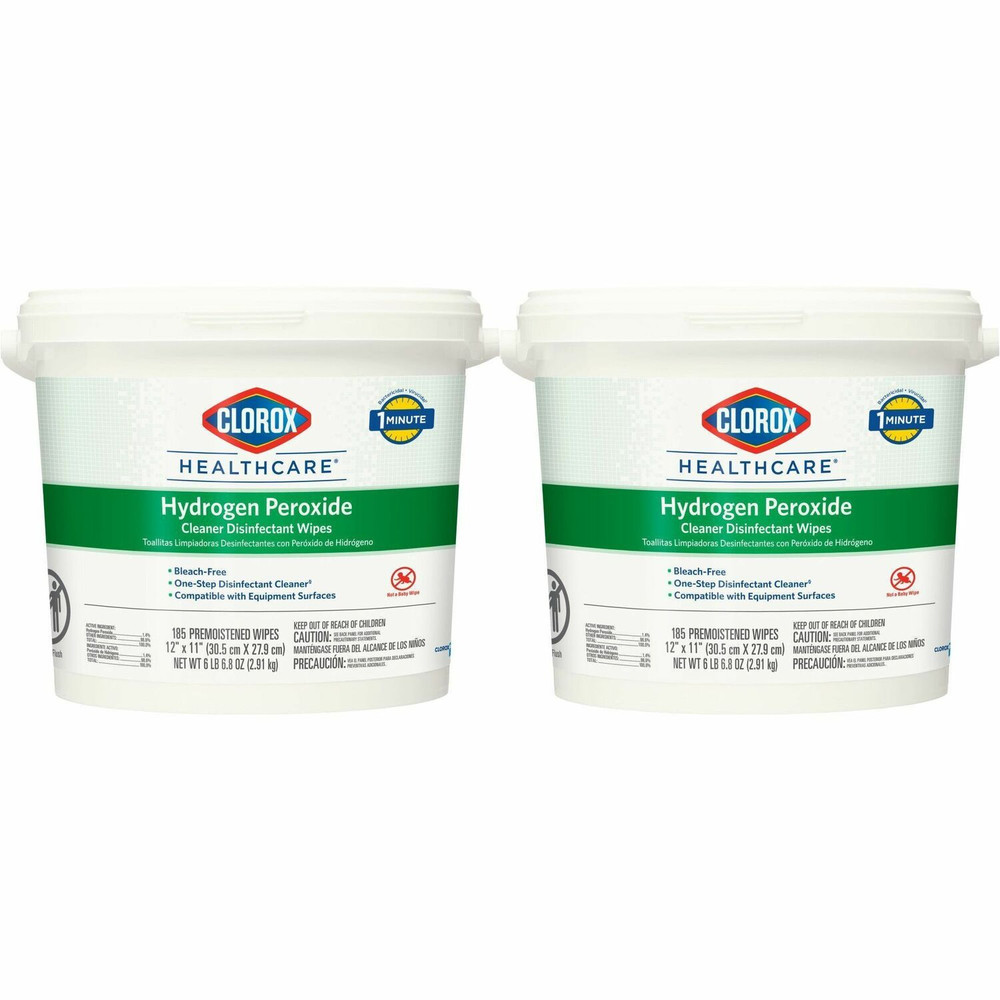 The Clorox Company Clorox Healthcare 30826CT Clorox Healthcare Hydrogen Peroxide Cleaner Disinfectant Wipes