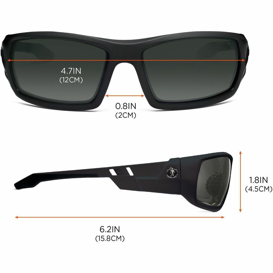 Tenacious Holdings, Inc Ergodyne 50435 Ergodyne Odin Anti-Scratch/Anti-Fog Safety Glasses