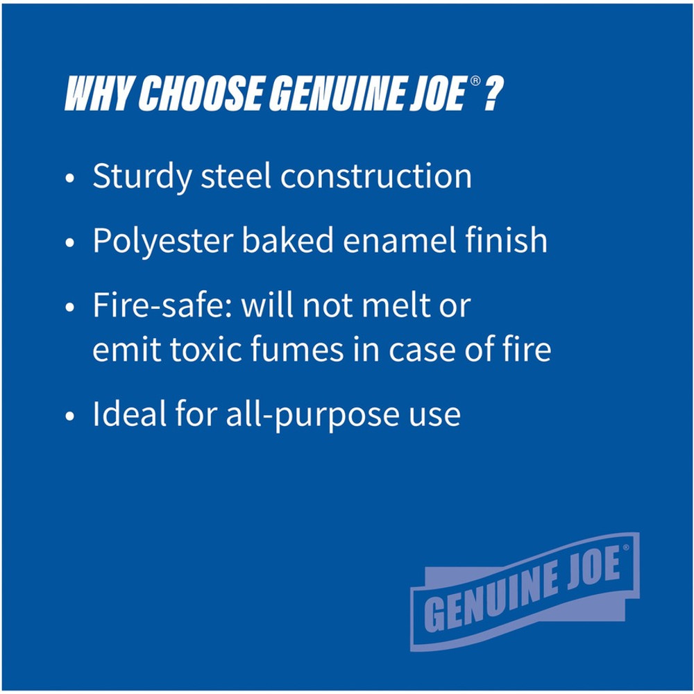 Genuine Joe 58897 Genuine Joe 6-gallon Fire-safe Trash Can