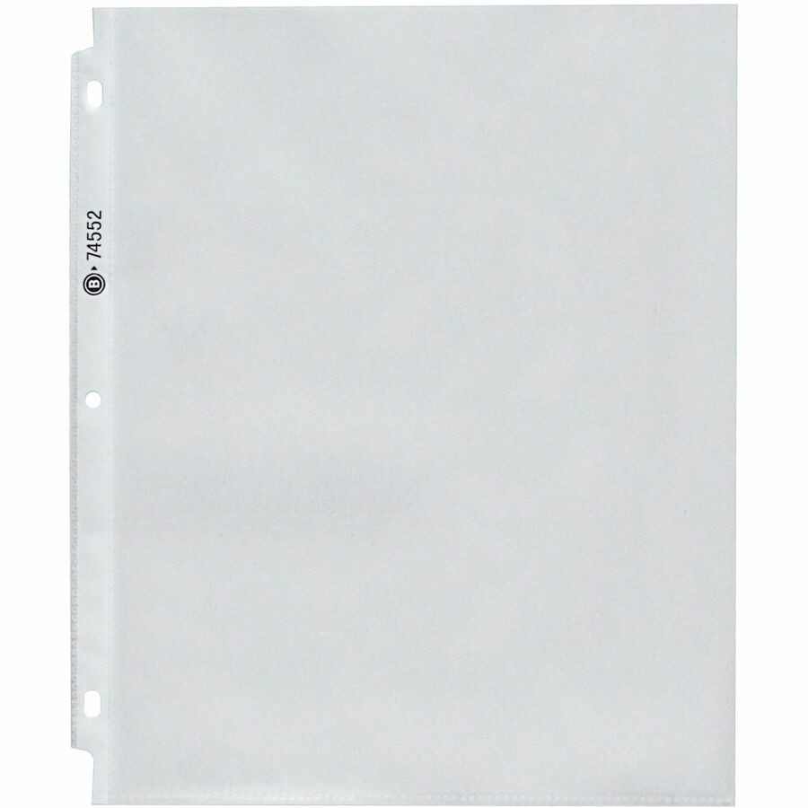 Business Source 74552 Business Source Heavyweight Sheet Protectors