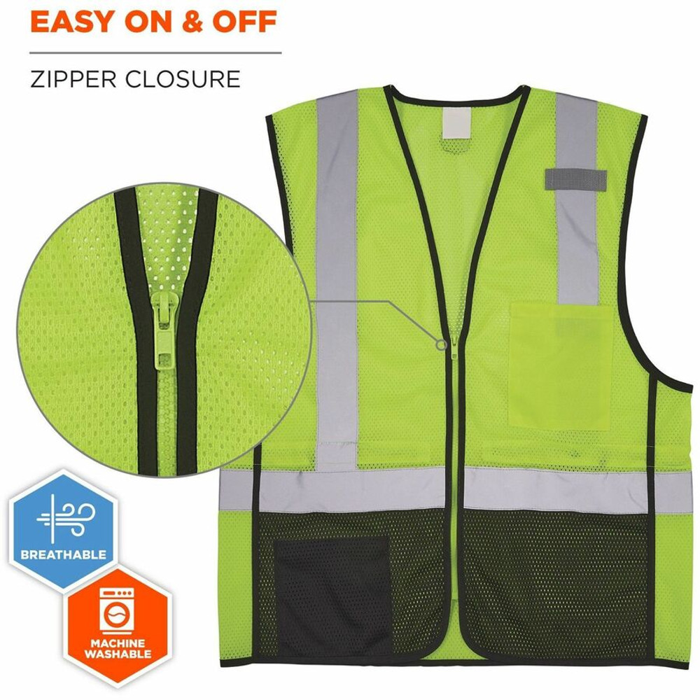 Tenacious Holdings, Inc Ergodyne 23019 Ergodyne GloWear 8210Z Type R Economy Mesh Vest
