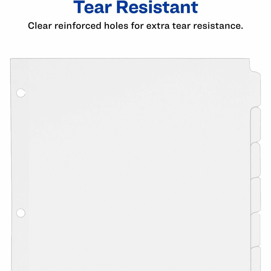 Avery Avery&reg; WT2138 Avery&reg; Plain Tab Write-On Dividers