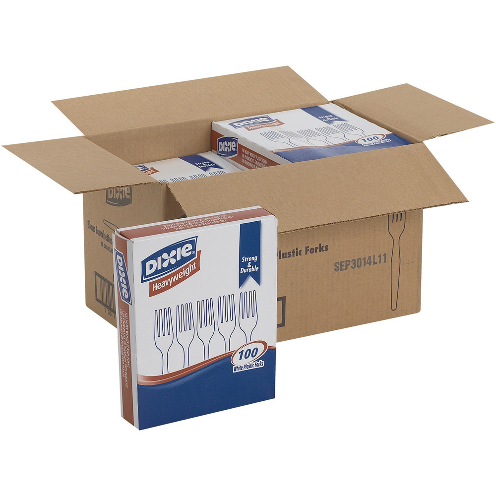 Georgia Pacific Corp. Dixie FH207CT Dixie Heavyweight Disposable Forks Grab-N-Go by GP Pro