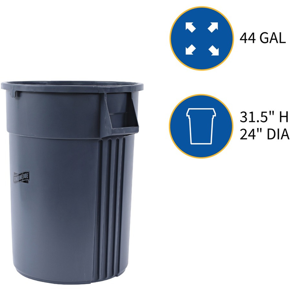 Genuine Joe 11581 Genuine Joe 44-gallon Heavy-duty Trash Container Genuine Joe 11581 Genuine Joe 44-gallon Heavy-duty Trash Container